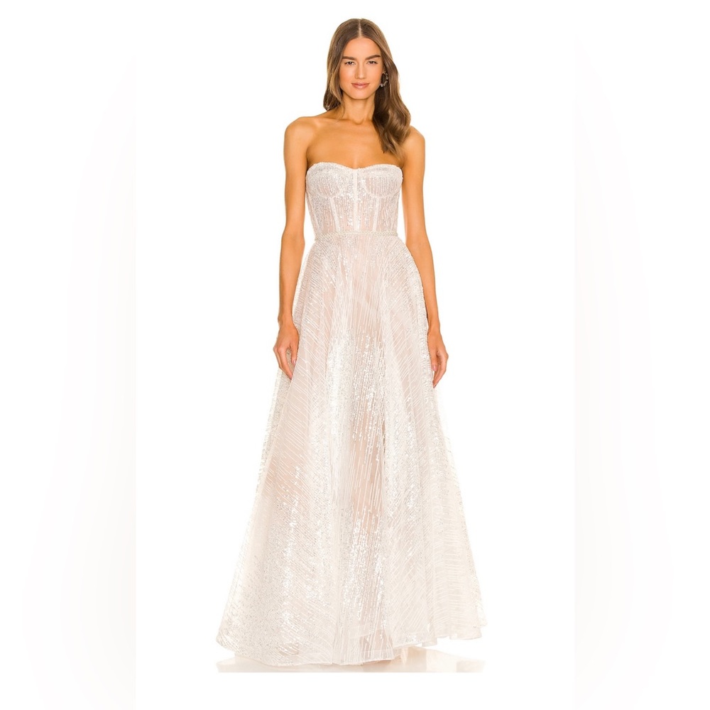 Bronx And Banco Women's Mademoiselle Bridal Midi Dress